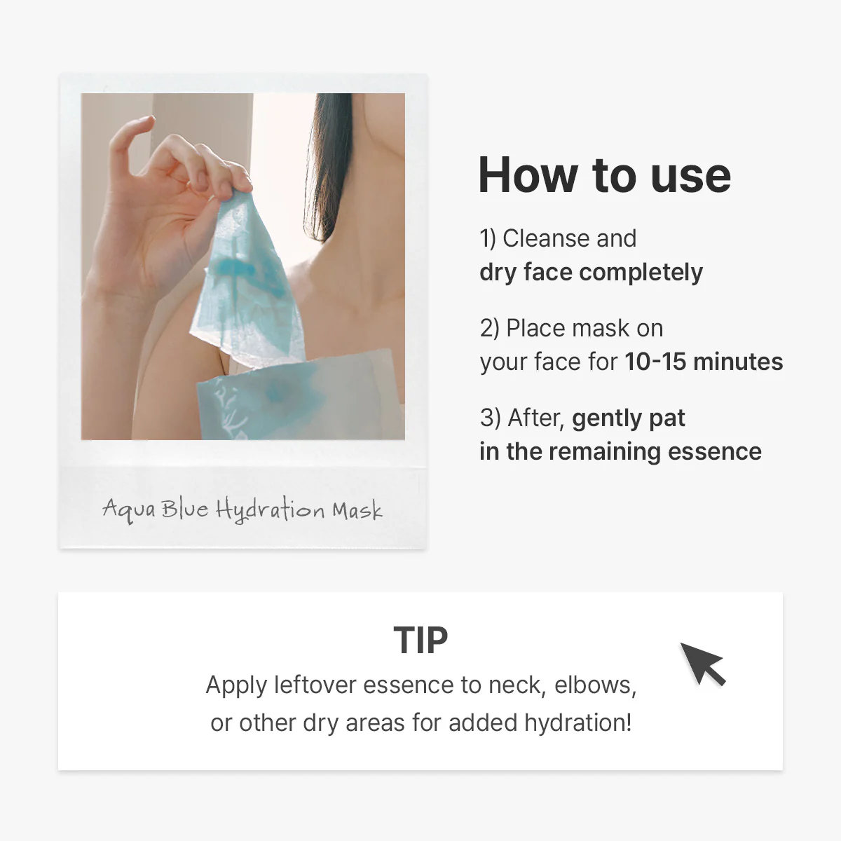Aqua Blue Hydration Mask (Pack of 4) - Image 9